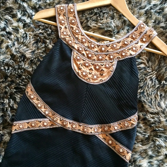 Free People Embellished Mirrored Mini Dress - Picture 5 of 8